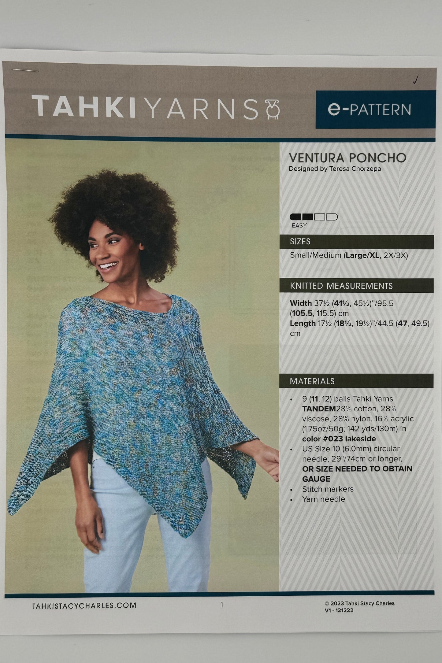 Ventura, Tahki Yarns