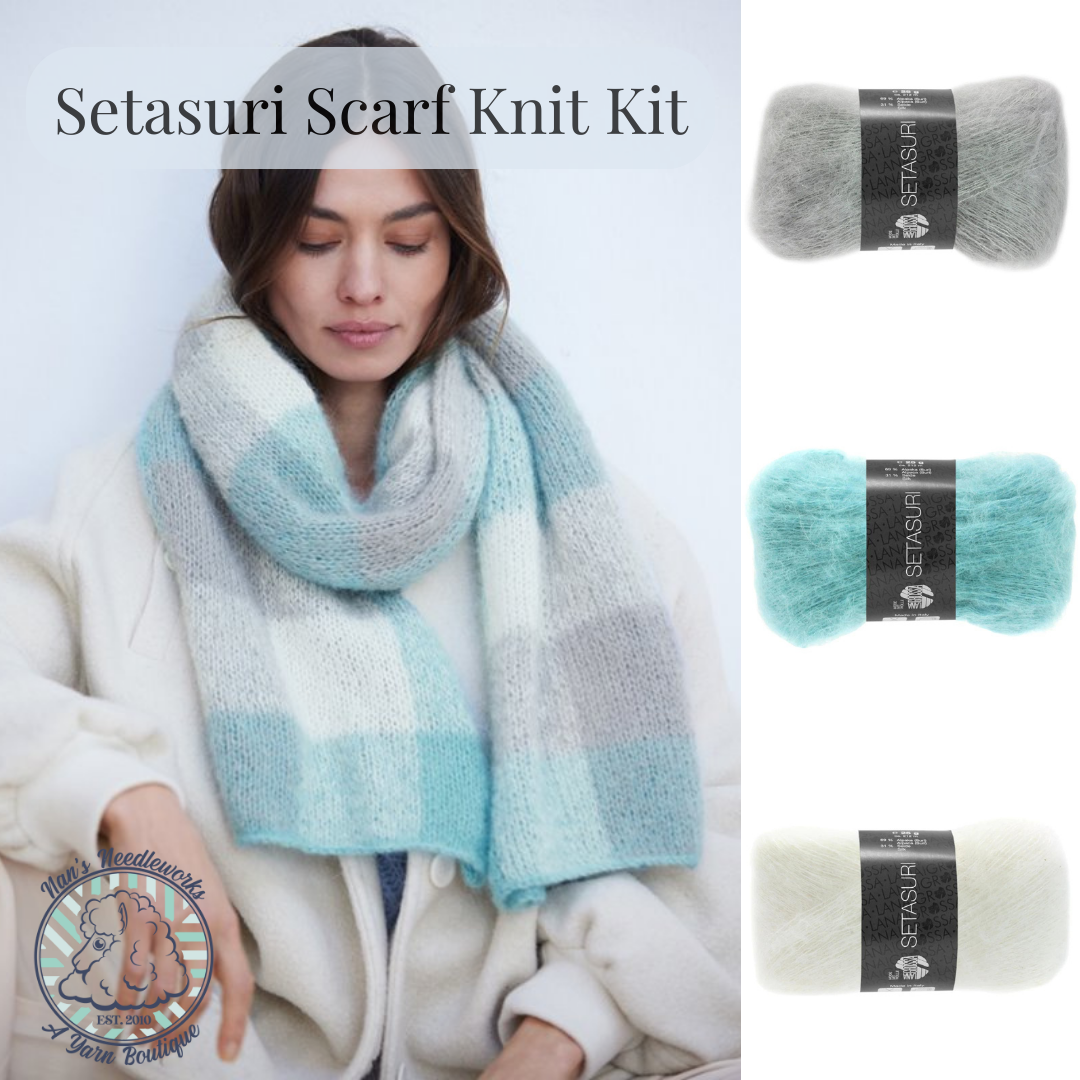 Setasuri Scarf Knit Kit by Nan's Needleworks