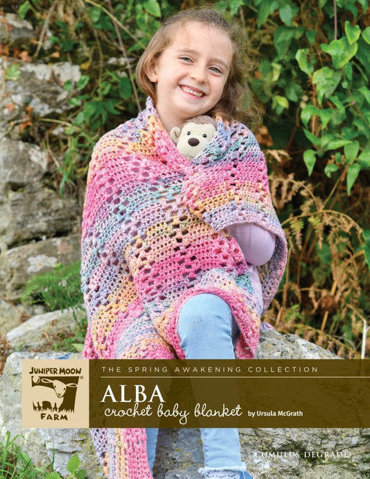 Cumulus Degrade Crochet Pattern: Alba Blanket