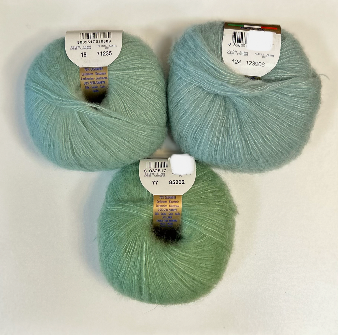 Superior Lace Weight Yarn by Filatura Di Crosa - Cashmere Silk